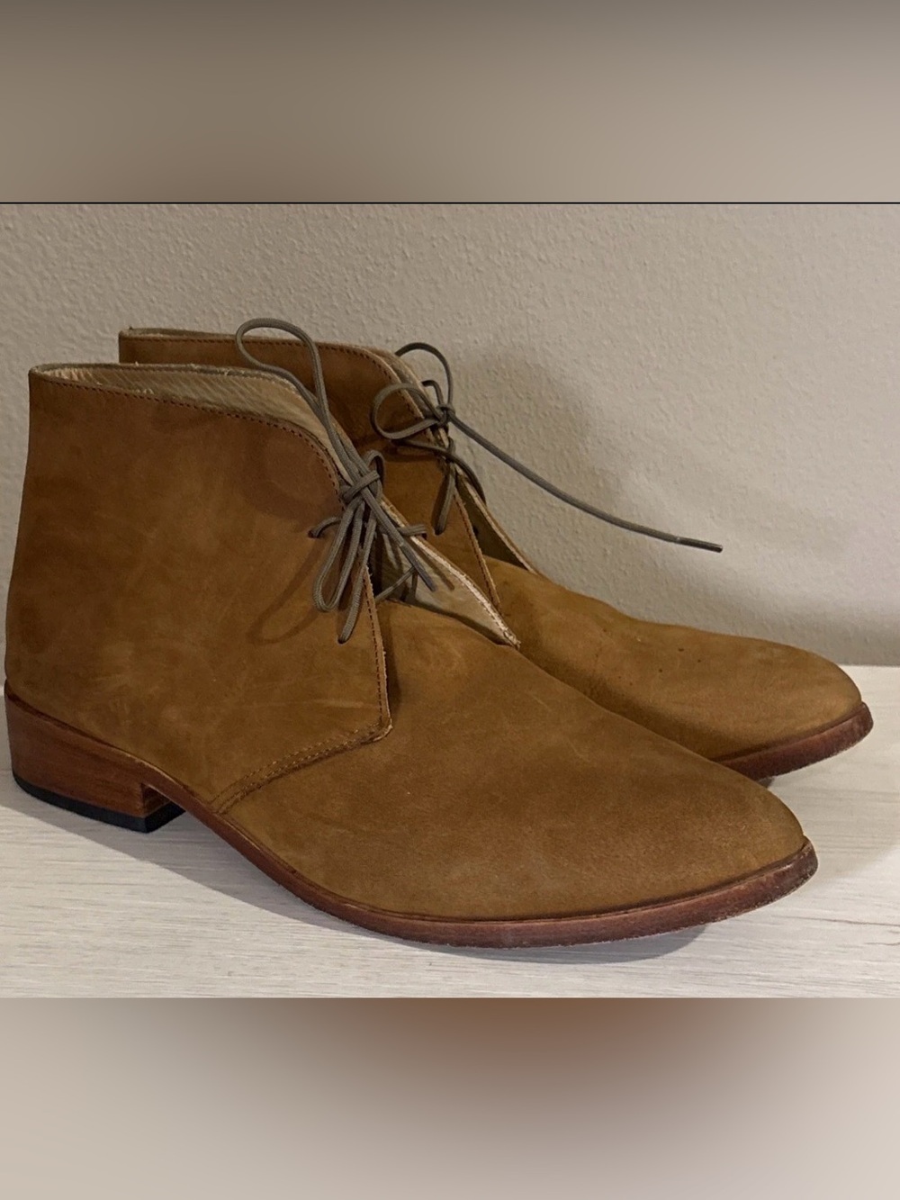 NISOLO ISA Brown Nubuck Chukka Boots - Size 9 Women’s